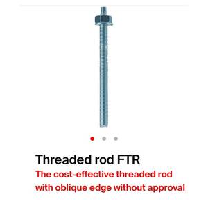 FTR M ใหม่ FTR M 16X190 สินค้าขายดีอันดับต้นๆ  ฟาสเทนเนอร์ส คิง จำกัด - Product Image 2