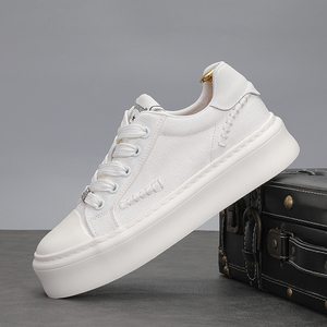 NUOVE Sneakers Originali in Tela con Lacci di Alta Qualità per Uomo, Scarpe Casual Bianche in Gomma, Produzione Guangzhou, Spedizione <span class=keywords><strong>Online</strong></span> - Product Image 6