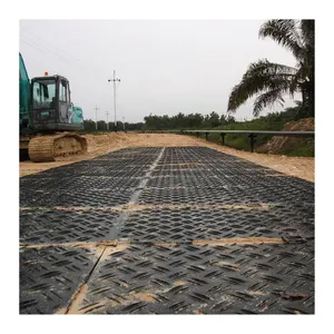 Đầm Lầy tầng trệt xây dựng tạm thời máy xúc HDPE nhựa đường thảm