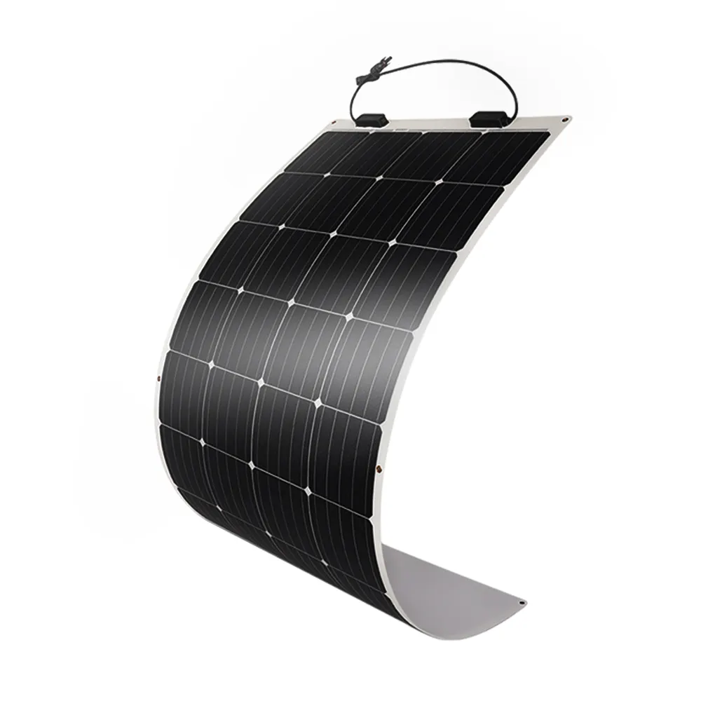 휴대용 400w 450w 유연한 태양 전지 패널 Monocrystalline Bifacial Sunpower maquina de Paneles Solares Chinos Pre
