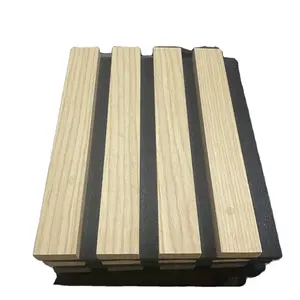 KhuyếT TậT cấu trúc hấp dẫn và bền sợi polyester và MDF Acoustic Panel tường