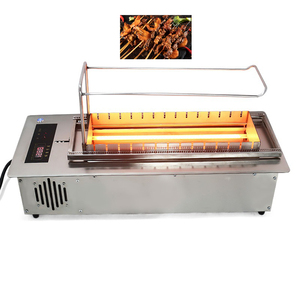 Parrillas eléctricas para barbacoa tipo piedra volcánica de exportación caliente, máquina de horno de barbacoa de mesa sin humo, equipo de pinchos para carne - Product Image 2