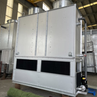 Condenseur par évaporation d'ammoniac Refroidissement par évaporation 700kw Système de refroidissement par évaporation fermé pour alimentation en liquide