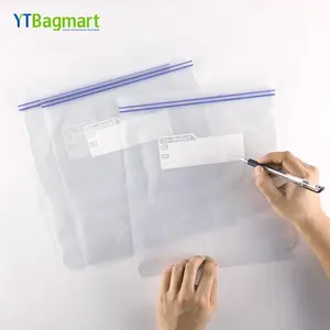 Bagmart可生物降解滑块袋定制包装滑块锁定冷冻袋环保Ldpe滑块袋