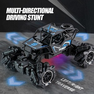 <span class=keywords><strong>Coche</strong></span> de Acrobacias con Control Remoto Inalámbrico de Cuatro Ruedas, Vehículo Todoterreno Giratorio y Volteador, Juguete de Regalo - Product Image 4