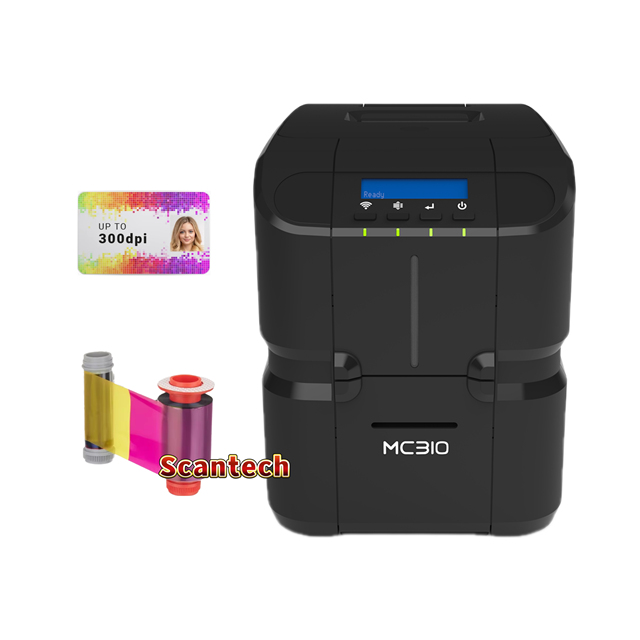 Matica MC310 Retransfer Dye-sublimation PVC Card Printer 300dpi Plastic Double Sided Direct Printing RFID Card Printer