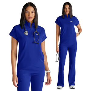 Nouveau produit OEM logo personnalisé uniformes de haute qualité pour hôpitaux dentaires gommages médicaux XL pour médecins hommes salon de beauté infirmières - Product Image 5
