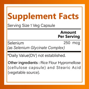 Suplemento de Selenio de Alta Calidad 250 Mcg, Cápsulas para Apoyar la Función Inmunológica en Adultos - Product Image 5
