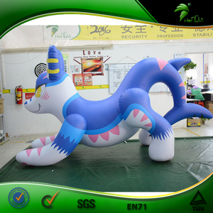 Husky-juguete inflable gigante, disfraz de perro de dibujos animados personalizado - Product Image 2