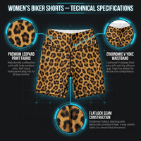 Shorts de compression pour femmes à taille haute, imprimé léopard, sans couture, pour le yoga, le MMA et le fitness