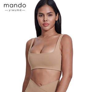 Vente en gros <span class=keywords><strong>de</strong></span> soutien-gorge <span class=keywords><strong>de</strong></span> course à col carré doux haute compression pour femmes, débardeur rembourré, soutien-gorge <span class=keywords><strong>de</strong></span> <span class=keywords><strong>sport</strong></span>, <span class=keywords><strong>lot</strong></span> <span class=keywords><strong>de</strong></span> stock à fort impact - Product Image 5