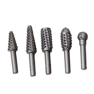 Carbide Tipped Rotary File Set 1/4 In Shank Straight Bit For Woodworking Carpentry Rotation Use - Product Image 3