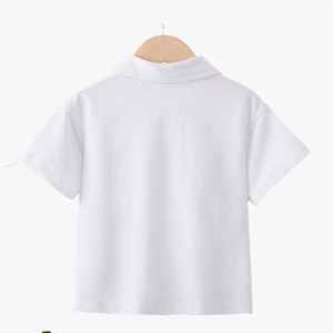 Polo para Niños, Estilo Verano 2026, Camiseta de Manga Corta con Cuello para Bebés y Niños Pequeños, Medianos y Grandes, Diseño Simple y Moderno - Product Image 5