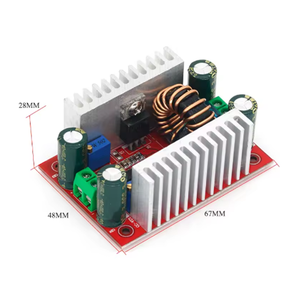 โมดูลแปลงไฟ DC-DC 400W 15A แบบเพิ่มแรงดันไฟฟ้า (Boost)  โมดูลจ่ายไฟคงที่ 8.5V-50V เป็น 10V-60V โมดูลเพิ่มแรงดันไฟฟ้า LED ขายส่ง - Product Image 3