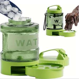 Portable <b>Dog</b> Water <b>Bottle</b> with Built-in Bowl Large Capacity Foldable Travel Bowl for <b>Dogs</b> and Cats - Product Image 3