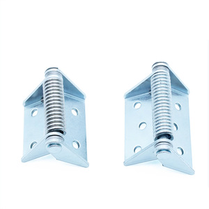 บานพับสปริง 180 องศา 4 รู สแตนเลส ปิดอัตโนมัติ บานพับประตูอุตสาหกรรม CL129-1 - Product Image 1