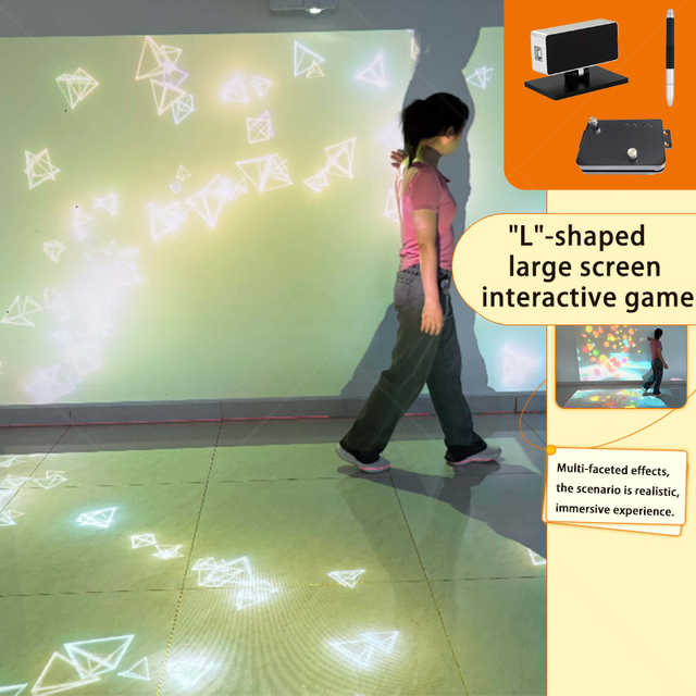 Interactive Wall and Floor Two-in-one Game Immersive Interactive Projection Wall Children's Game Projector