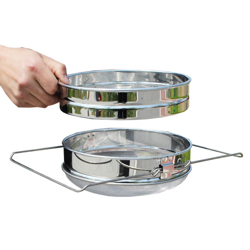 فلتر العسل من الفولاذ المقاوم للصدأ مرشح العسل المزدوج الطبقة للنحل