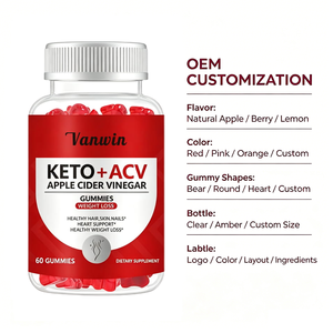 Gomitas Keto ACV con Vinagre de <span class=keywords><strong>Sidra</strong></span> de Manzana, Suplemento de 60 Gomitas para Apoyo a la Pérdida de Peso Saludable y Gestión del Metabolismo - Product Image 6