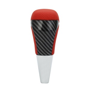 Toyota Car Gear <b>Knob</b> Carbon Fiber Red Ergonomic <b>Shift</b> <b>Knob</b> For Highlander HILUX REVO Automatic Transmission - Product Image 1