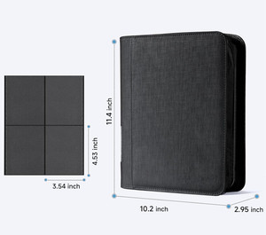 Carpeta de Cartas Coleccionables de Cuero PU con 4 Bolsillos - Product Image 2