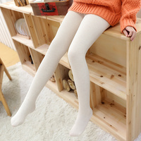 Automne hiver Plus chaussettes de fond en velours épais anti-boulochage collants doux pour filles