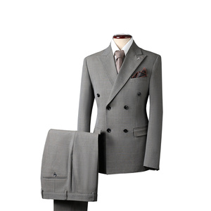 <span class=keywords><strong>Abito</strong></span> da <span class=keywords><strong>Uomo</strong></span> di Alta Qualità, Slim Fit, <span class=keywords><strong>Grigio</strong></span>, Doppiopetto, Professionale, per Occasioni Casual e Matrimoni, Blazer - Product Image 1