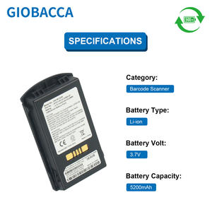 Batería de Repuesto de Iones de Litio de 5200 mAh BTRY-MC32-52MA-10 BTRY-MC32-01-01 para Escáneres Zebra Motorola Symbol MC3200 MC32N0 Series - Product Image 2