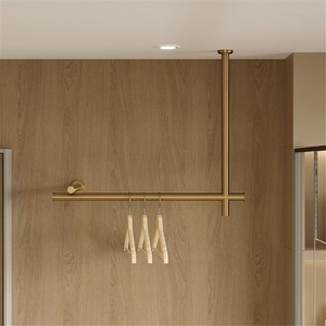 Porte-serviettes et porte-vêtements moderne en acier inoxydable chromé pour salle de bain, maison d'hôtes et hôtel, toutes saisons - Product Image 4