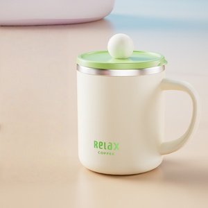 Caneca Térmica de Aço Inoxidável 304 com Parede Dupla Antiescaldante e Tampa, Ideal para Café e Chá, Perfeita para Casa, Escritório, Dormitório e Presente de Aniversário - Product Image 3