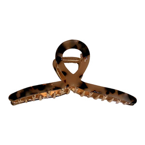 <span class=keywords><strong>RARA</strong></span> 11.5CM accessoires de cheveux à la mode femmes pince à cheveux en acétate de tortue en métal griffes de cheveux croisées - Product Image 5