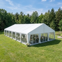 Chapiteau transparent de luxe multifonctionnel grande capacité en PVC transparent pour événements extérieurs, salons professionnels, fêtes et mariages toutes saisons