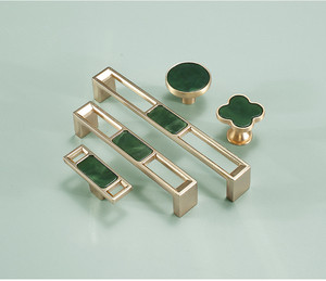 دولاب باب من سبائك الزنك بمقبض دائري من حجر الراين والكريستال للأثاث - Product Image 3