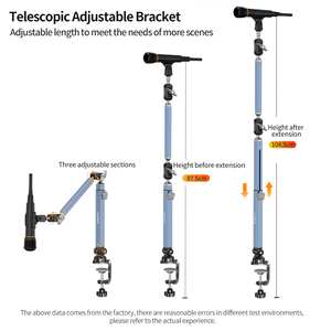 Bán Sỉ Ghi Âm Chuyên Nghiệp Máy Tính Để Bàn <span class=keywords><strong>Microphone</strong></span> Đứng Chủ Lười Biếng Đứng Studio <span class=keywords><strong>Microphone</strong></span> Boom Cánh Tay <span class=keywords><strong>Microphone</strong></span> Phụ Kiện - Product Image 6