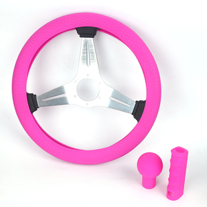 自動カスタムカーオートアクセサリーギアシフトノブステアリングホイールハンドブレーキ - Product Image 1