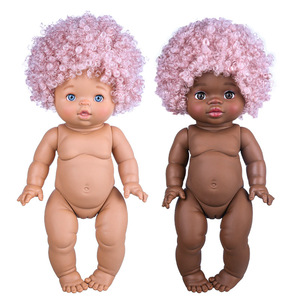 Poupées <span class=keywords><strong>reborn</strong></span> en vinyle de 12 pouces, bébé noir avec coiffure naturelle, adorable nourrisson apaisant, haute qualité et grande élasticité - Product Image 5