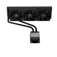 COOLLEO CS-4677-W35 Refroidisseur d'Eau pour Serveur 4U TDP 1000W Intel LGA4677 Radiateur pour Boîtier d'Ordinateur Garantie 3 Ans Cuivre Aluminium Noir