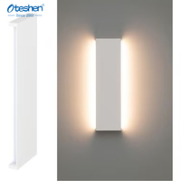 Appliques murales extérieures LED modernes en aluminium avec diffuseur en verre borosilicate, angle de faisceau 162°, pour jardin et cour, étanches et résistantes à la pluie