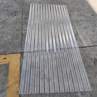 Auvent de terrasse en polycarbonate ondulé transparent, protégé contre les UV, panneau de toiture en polycarbonate