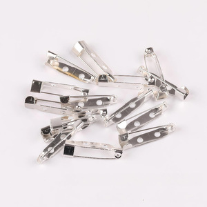Alfileres de seguridad de metal para la fabricación de joyas y accesorios de ropa, acabado chapado en color acero, varios tamaños para proyectos de bricolaje - Product Image 3