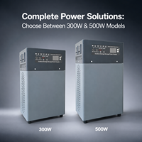 Pengisi Daya Panel Surya Multifungsi 220V 110V 500W LiFePO4 Sistem Pengisian Daya Portabel untuk Rumah, Mobil, Laptop, Stasiun Daya Mini Portabel