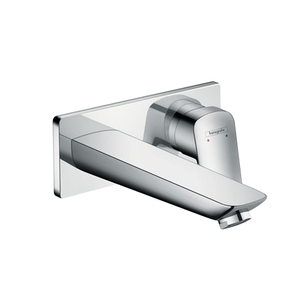 Grifo monomando para lavabo Logis, para instalación oculta, montaje en pared con caño de 19,5 cm, modelo 71220, para lavabo 71220007 - Product Image 1