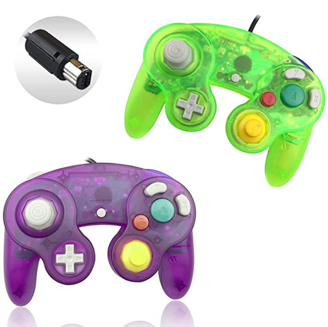 Colorful OEM GC-01 Wired Vibrating Joystick Gamepad for GameCube
