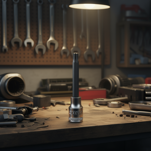 Fervi <b>Torx</b> <b>Bit</b> Socket 10mm Long Shank For Wrench Use - Product Image 3