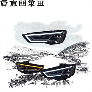 TYPY Audi A3 S3 2014-2016 36V 100W Faro LED Accesorio Automotriz Señal de Giro Dinámica DRL 6000K Actualización de Color Modificación - Product Image 4