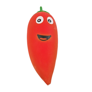Funky Red Flour Filled Chili <b>Squishy</b> Toy Soft Elastic TPR Material Stress Relief Toy for Unisex Adults & Kids 5 to 7 Years - Product Image 5