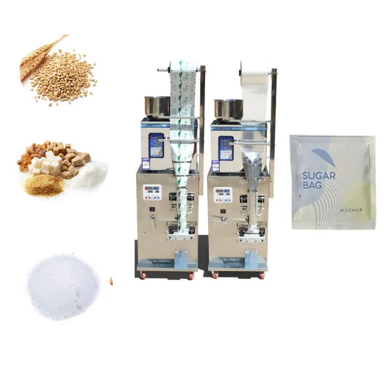 Sugar Rice Sachet Fill Sealing Machine Granulat verpackungs maschine