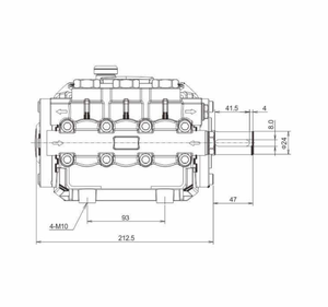 Pompa <span class=keywords><strong>a</strong></span> Pistoni Triplex PTN FKT2260 per Processi di Forgiatura, 600 bar, 26.4KW, 22lpm, Idropulitrice Elettrica Industriale ad Alta <span class=keywords><strong>Pressione</strong></span> - Product Image 5