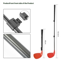 Mini Kit Télescopique Complet pour Débutants Droitiers – Facile à Transporter, Idéal pour l'Entraînement au Chipping, en Alliage Durable avec Grandes Pièces en Plastique et Caoutchouc