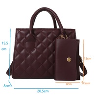 Nouveau sac à bandoulière pour femme en cuir PU matelassé grande capacité, sac à main pour femme